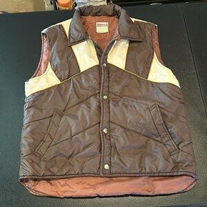 Vintage Sigallo Puffer Vest size Medium